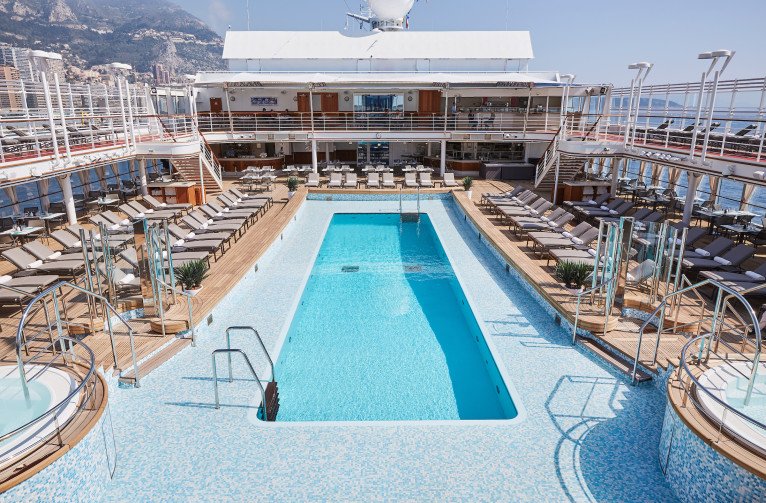 Pool Deck & Jacuzzi Area
