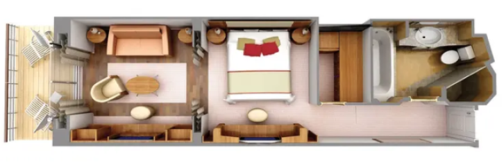 Classic Veranda Suite floor Plan