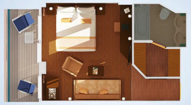 Junior Suite floor Plan