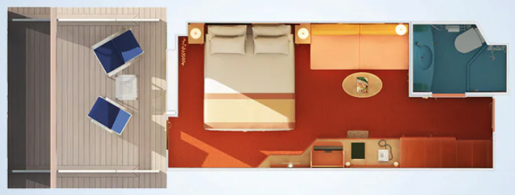 Balcony floor Plan