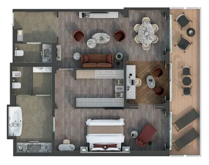 Owner's Suite floor Plan