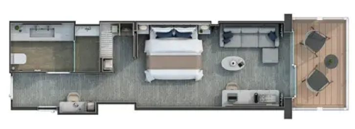 Classic Veranda Suite floor Plan