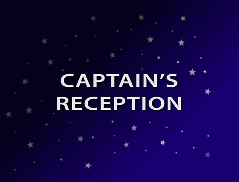 Captain's Welcome Aboard Reception