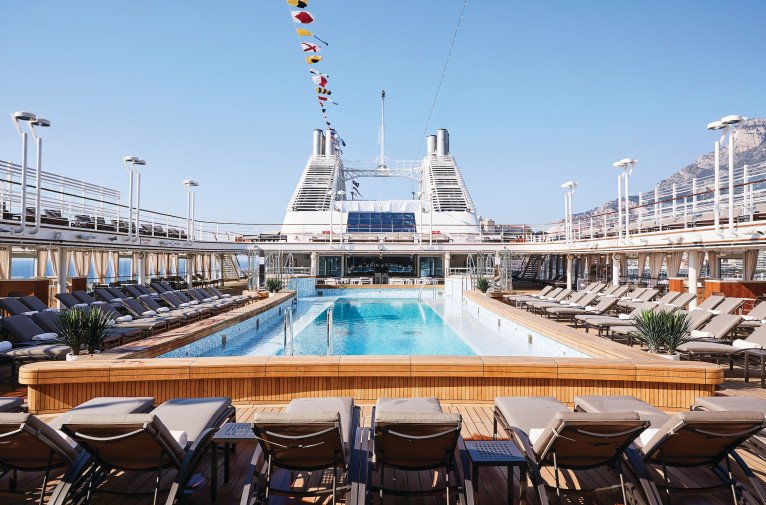 Pool Deck & Jacuzzi Area