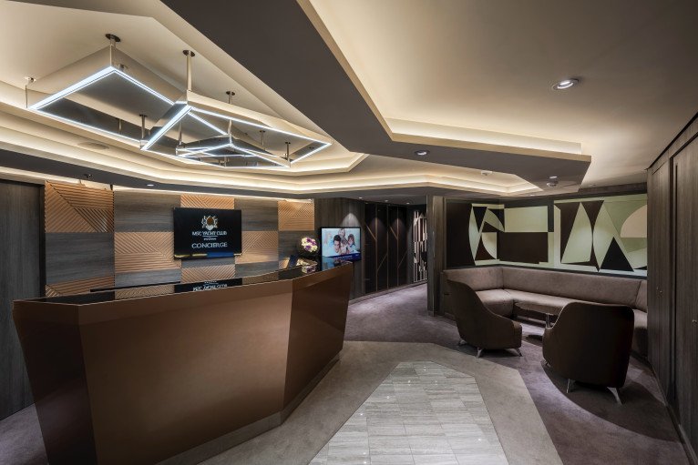 MSC Yacht Club Concierge Area