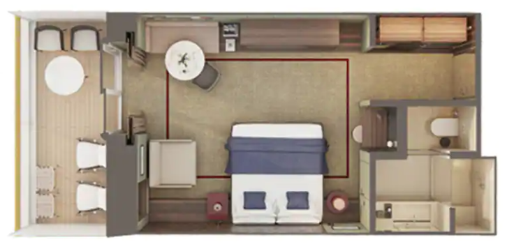 The Haven Penthouse with Balcony floor Plan